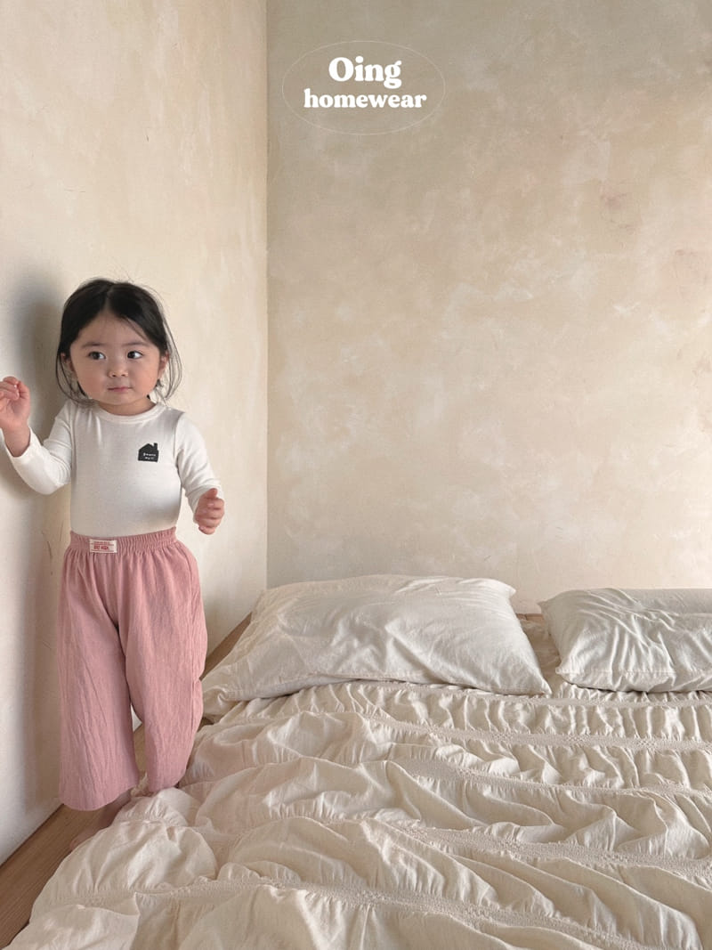 Oing - Korean Children Fashion - #magicofchildhood - Label Pajama Pants - 10