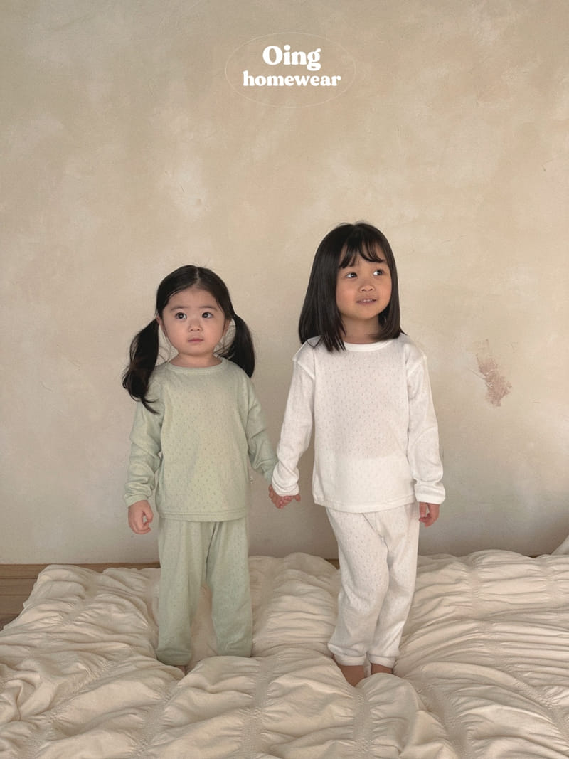 Oing - Korean Children Fashion - #stylishchildhood - Cloud Top Bottom Set - 10