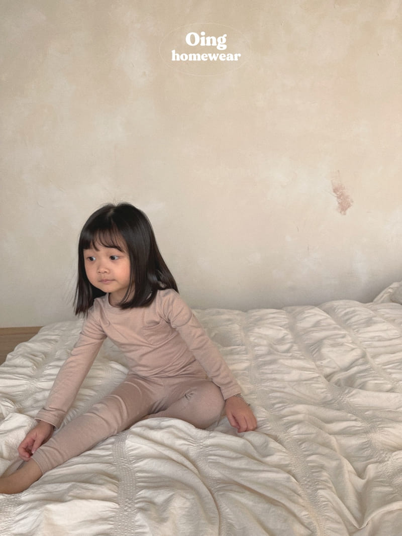 Oing - Korean Children Fashion - #toddlerclothing - Milk Top Bottom Set - 7
