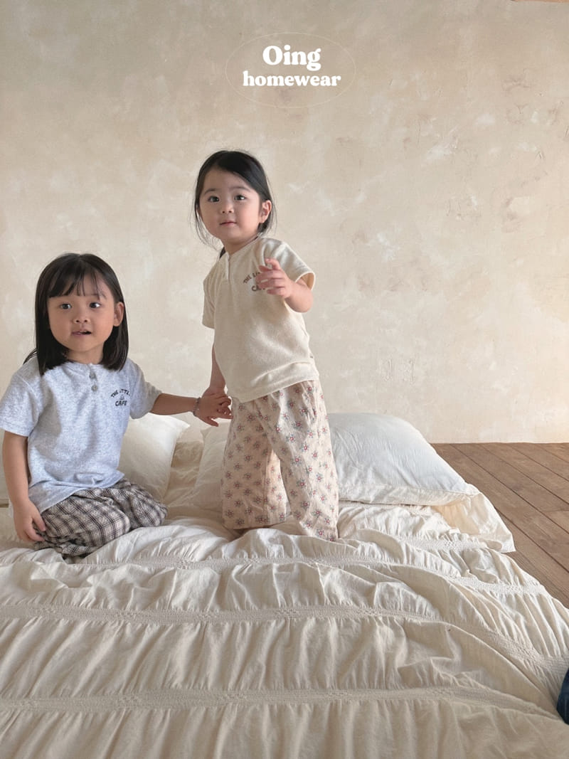 Oing - Korean Children Fashion - #toddlerclothing - Towel Top Bottom Set - 12