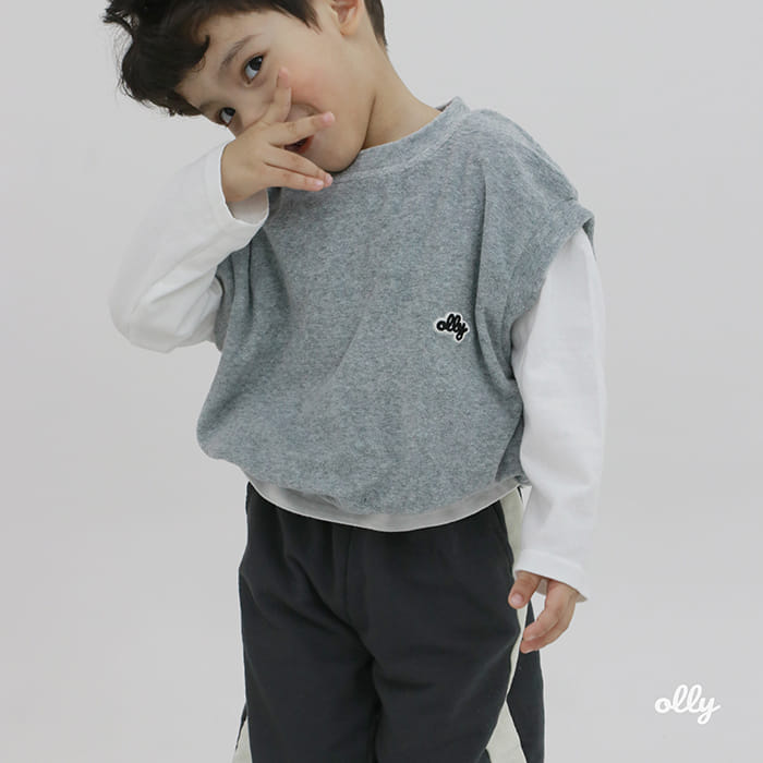 Ollymarket - Korean Children Fashion - #designkidswear - Soft Terry Vest - 11