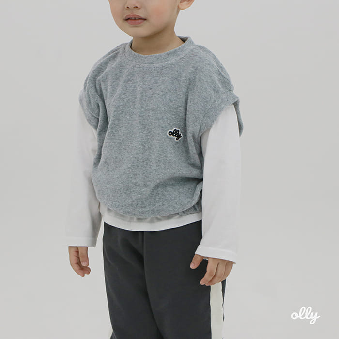 Ollymarket - Korean Children Fashion - #discoveringself - Soft Terry Vest - 12