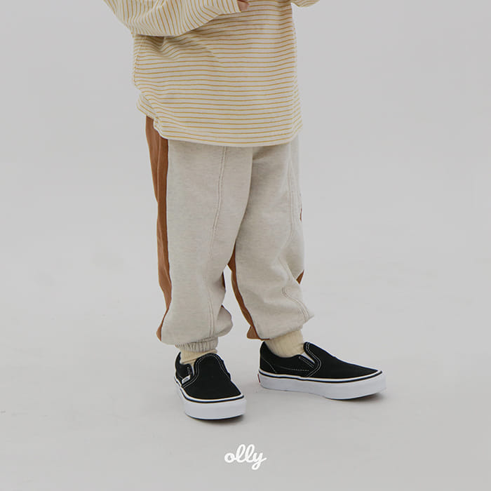 Ollymarket - Korean Children Fashion - #designkidswear - Two Tone Pants - 4