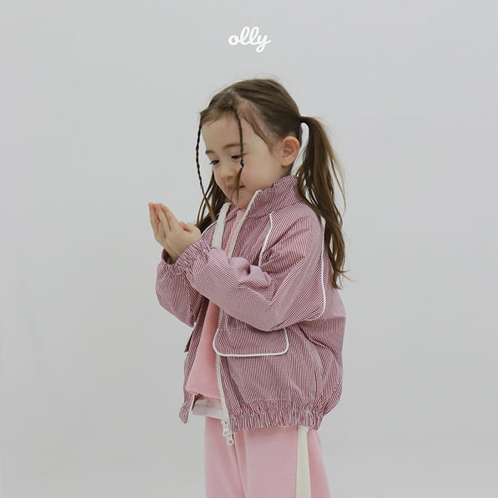 Ollymarket - Korean Children Fashion - #fashionkids - Check Jacket with Mom - 10