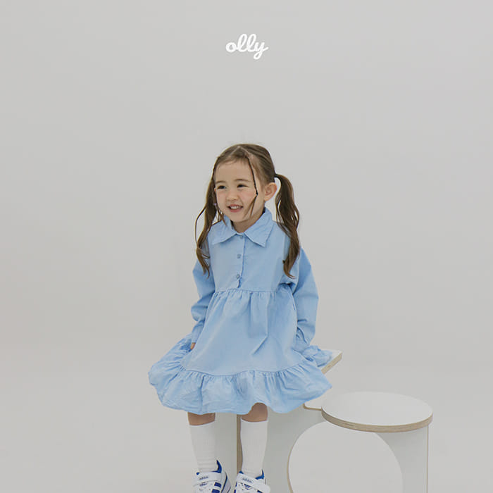 Ollymarket - Korean Children Fashion - #fashionkids - Collar One-piece with Mom - 5
