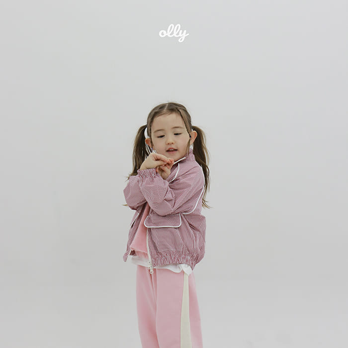 Ollymarket - Korean Children Fashion - #kidsshorts - Check Jacket with Mom - 11