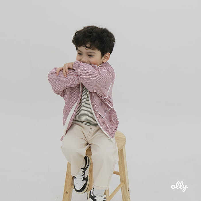 Ollymarket - Korean Children Fashion - #kidsstore - Check Jacket with Mom - 12