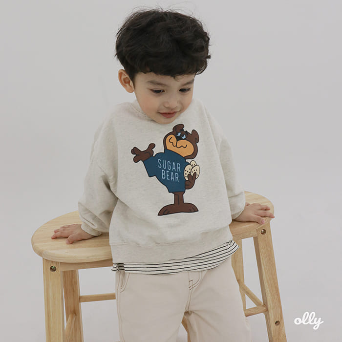Ollymarket - Korean Children Fashion - #littlefashionista - Bear Sweatshirt - 9