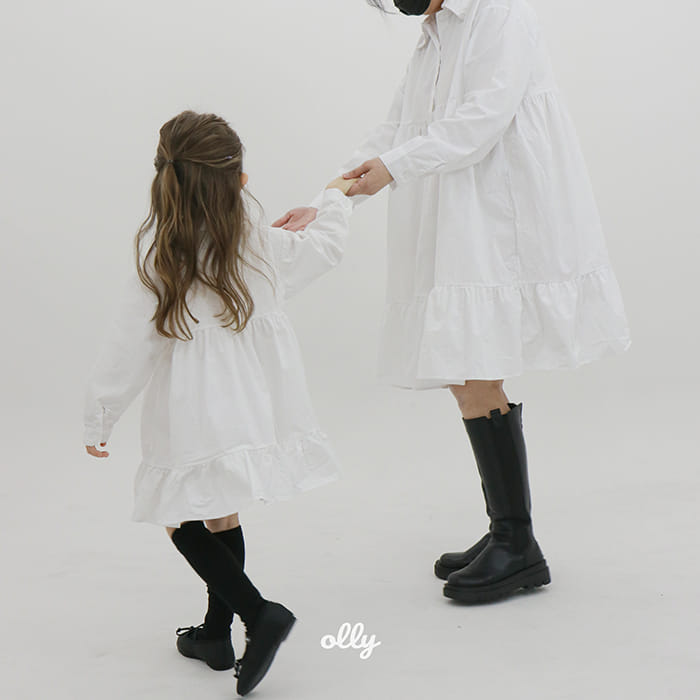 Ollymarket - Korean Children Fashion - #magicofchildhood - Collar One-piece with Mom - 11