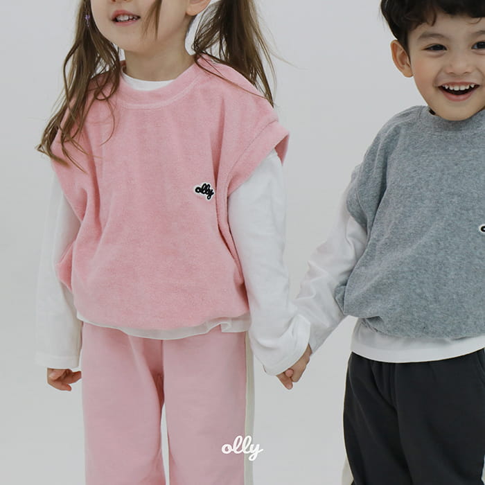 Ollymarket - Korean Children Fashion - #magicofchildhood - Soft Terry Vest - 4
