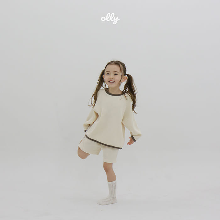 Ollymarket - Korean Children Fashion - #prettylittlegirls - Waffle Top Bottom Set - 11