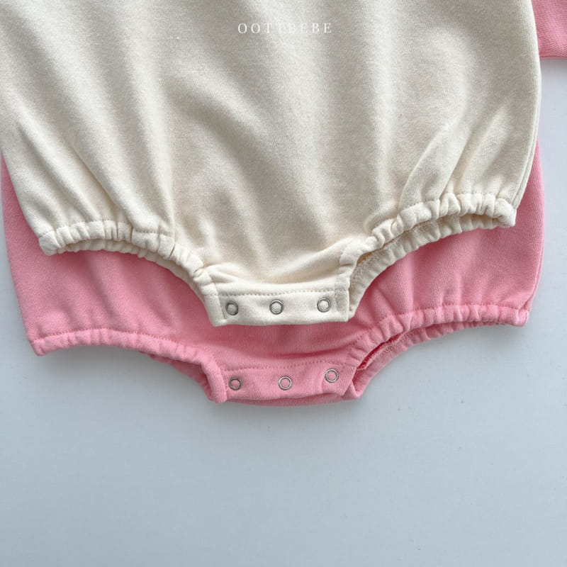 Oott Bebe - Korean Baby Fashion - #babylifestyle - Happy Bear Collar Bodysuit - 6