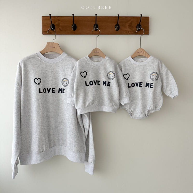 Oott Bebe - Korean Children Fashion - #Kfashion4kids - Love Me Heart Sweatshirt with Mom - 11