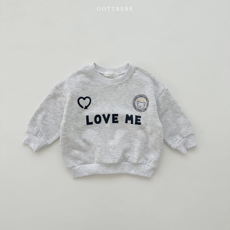 Oott Bebe - Korean Children Fashion - #childofig - Love Me Heart Sweatshirt with Mom - 2