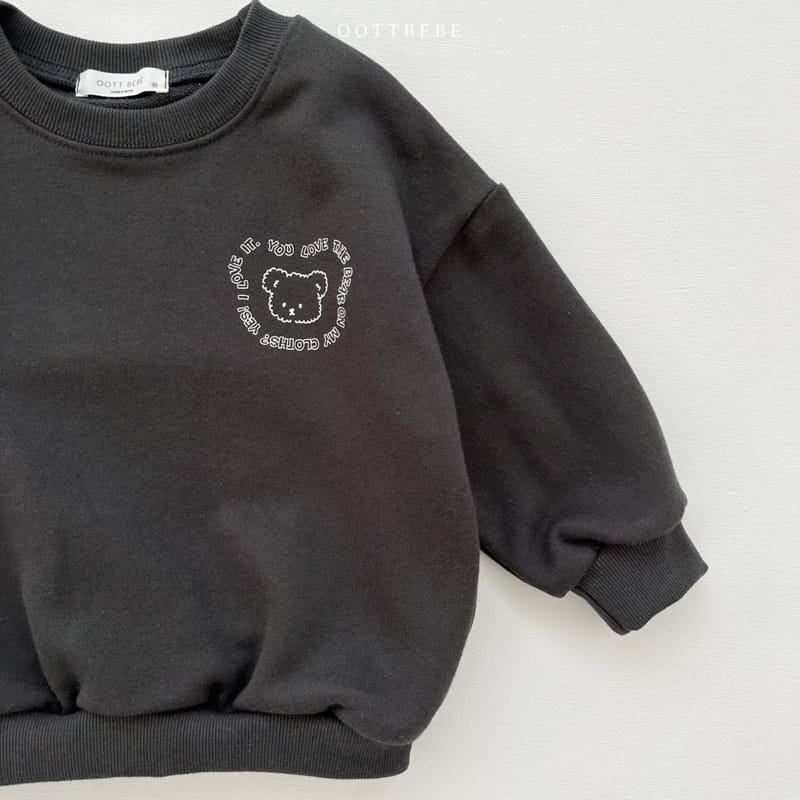 Oott Bebe - Korean Children Fashion - #childrensboutique - Lettering Sweatshirt with Mom - 5