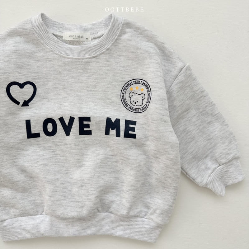 Oott Bebe - Korean Children Fashion - #childofig - Love Me Heart Sweatshirt with Mom - 4
