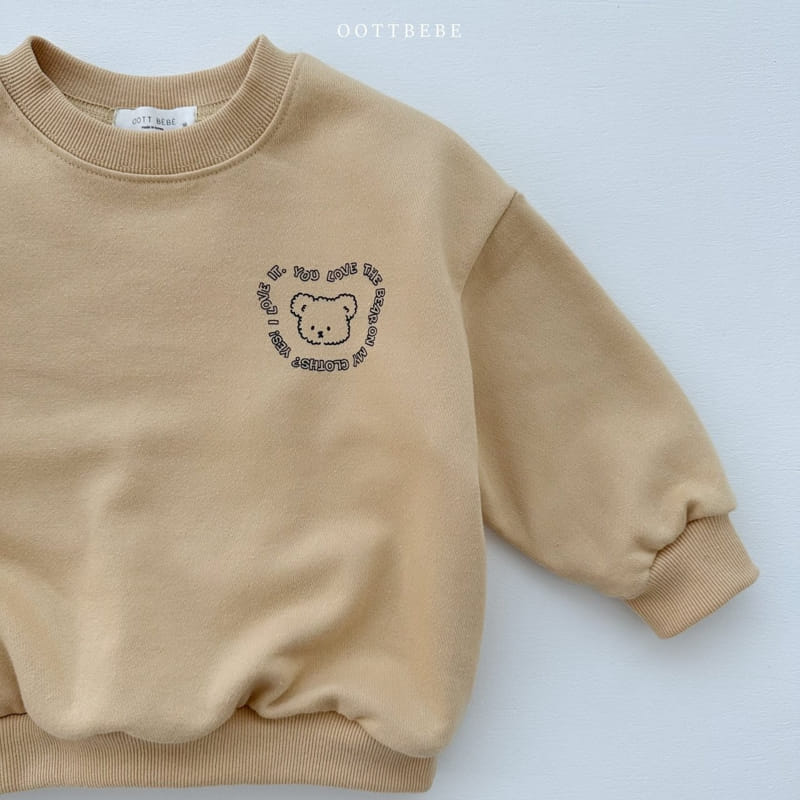 Oott Bebe - Korean Children Fashion - #designkidswear - Lettering Sweatshirt with Mom - 6