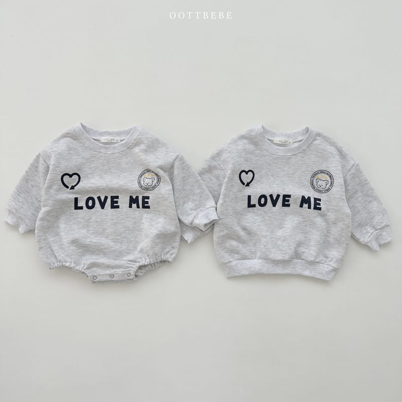 Oott Bebe - Korean Children Fashion - #discoveringself - Love Me Heart Sweatshirt with Mom - 6
