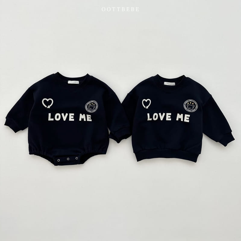 Oott Bebe - Korean Children Fashion - #fashionkids - Love Me Heart Sweatshirt with Mom - 7