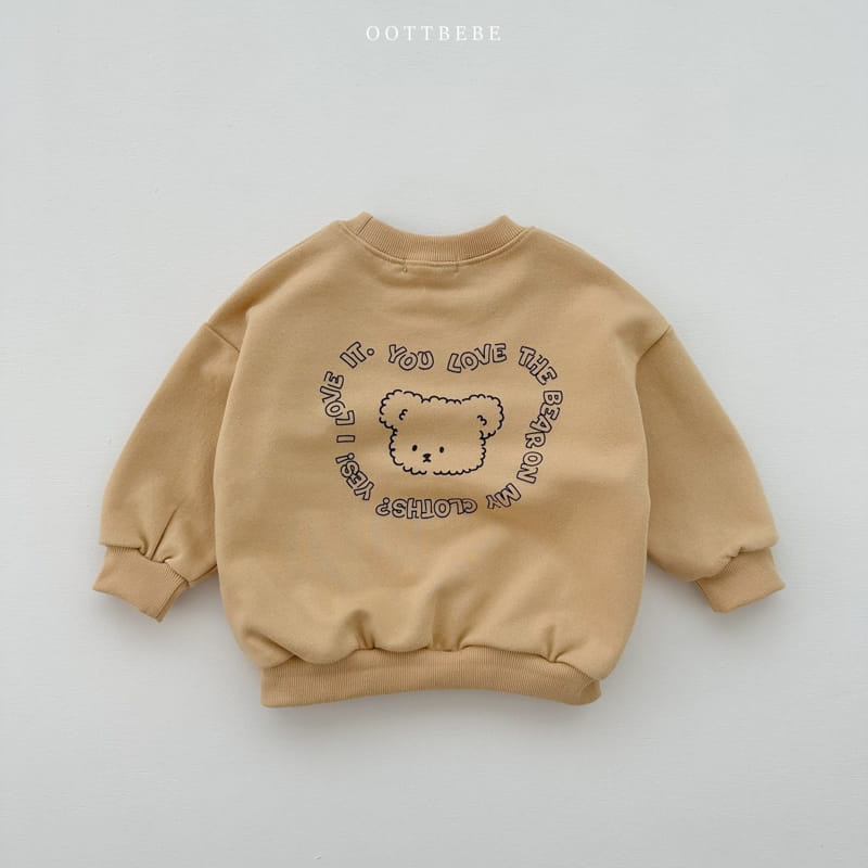Oott Bebe - Korean Children Fashion - #kidsshorts - Lettering Sweatshirt with Mom - 9