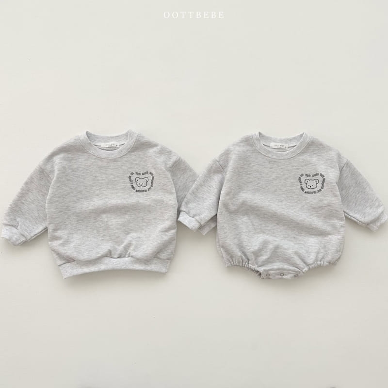 Oott Bebe - Korean Children Fashion - #kidsstore - Lettering Sweatshirt with Mom - 10