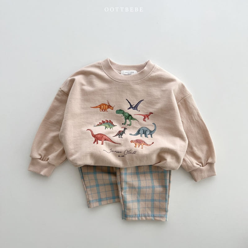 Oott Bebe - Korean Children Fashion - #kidzfashiontrend - Dino World Sweatshirt - 7