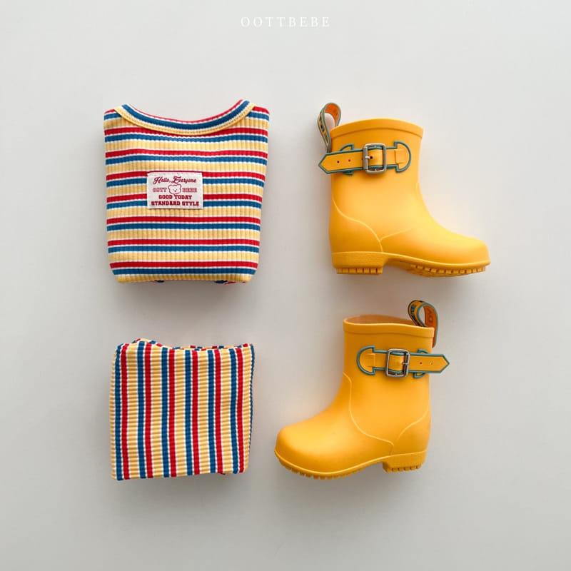 Oott Bebe - Korean Children Fashion - #kidzfashiontrend - Tomato Rib Easywear - 12