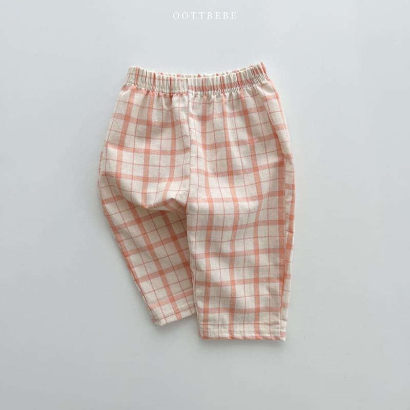 Oott Bebe - Korean Children Fashion - #littlefashionista - Dino Check Pants - 5