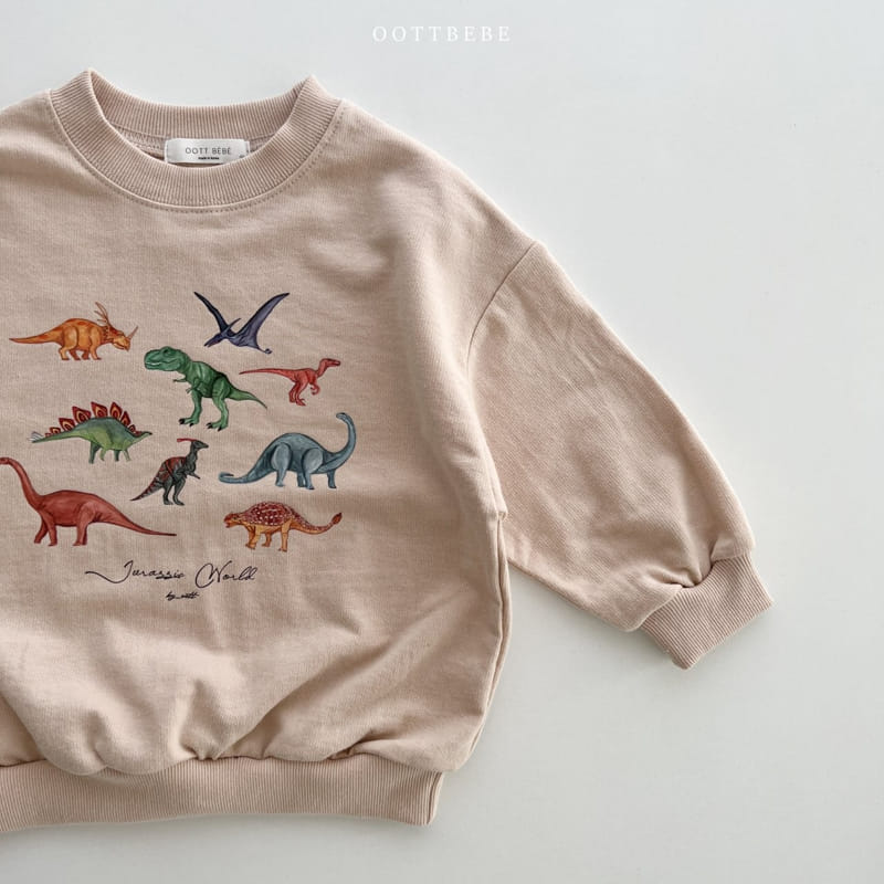 Oott Bebe - Korean Children Fashion - #minifashionista - Dino World Sweatshirt - 11