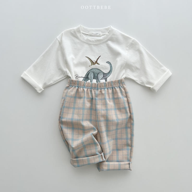 Oott Bebe - Korean Children Fashion - #minifashionista - Dino Silket Tee - 8