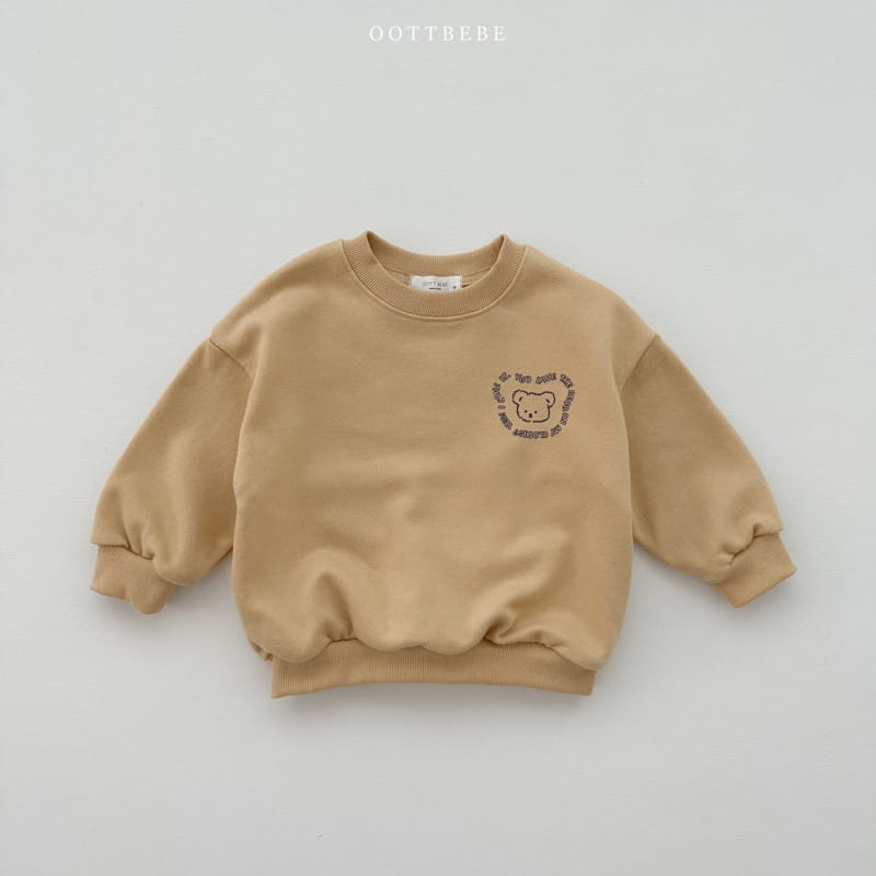 Oott Bebe - Korean Children Fashion - #stylishchildhood - Lettering Sweatshirt with Mom - 3