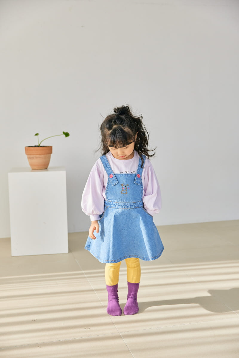 Orange Mom - Korean Children Fashion - #Kfashion4kids - Bear TEe - 8