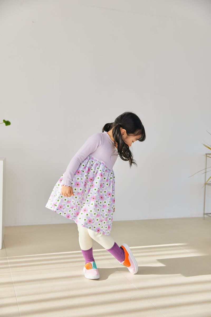 Orange Mom - Korean Children Fashion - #Kfashion4kids - Rib Color One-piece - 7