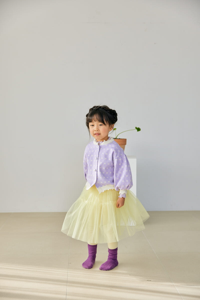 Orange Mom - Korean Children Fashion - #Kfashion4kids - Ribbon Cardigan - 6