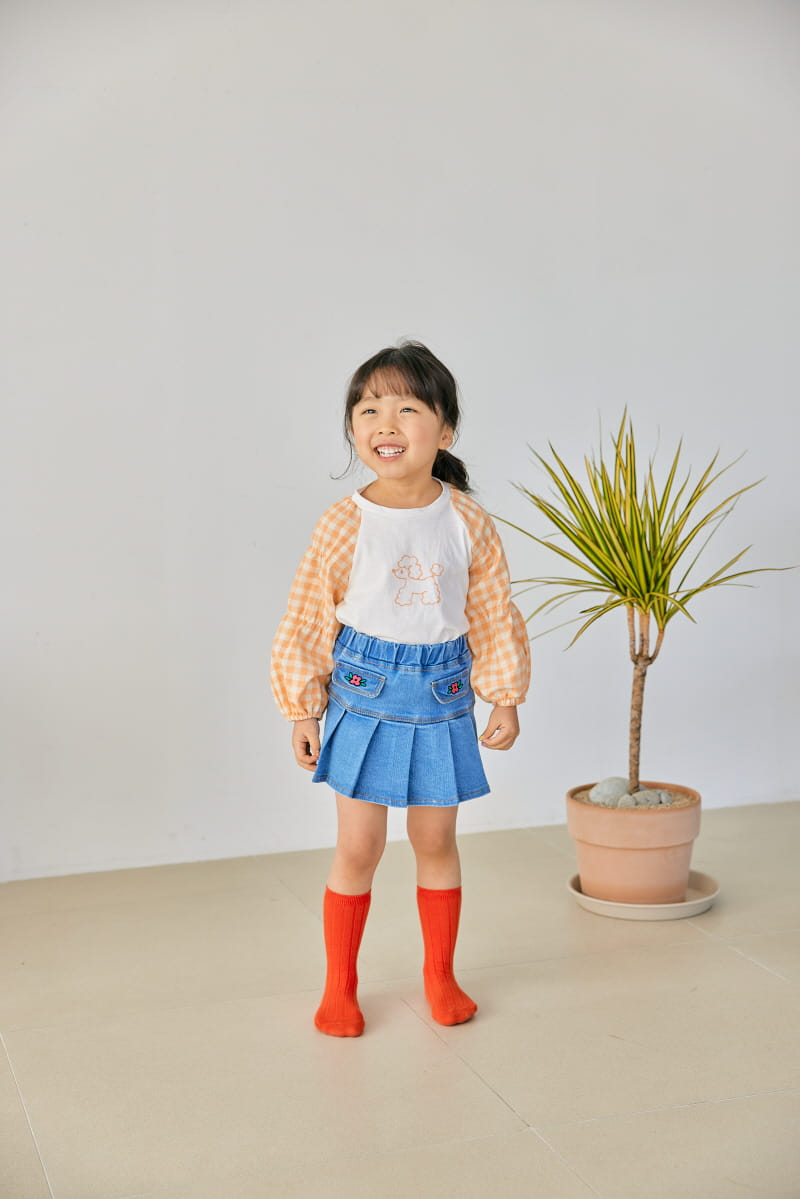 Orange Mom - Korean Children Fashion - #childofig - Poodle Tee