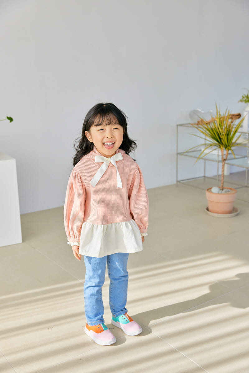 Orange Mom - Korean Children Fashion - #childrensboutique - Hoody Long Tee - 3