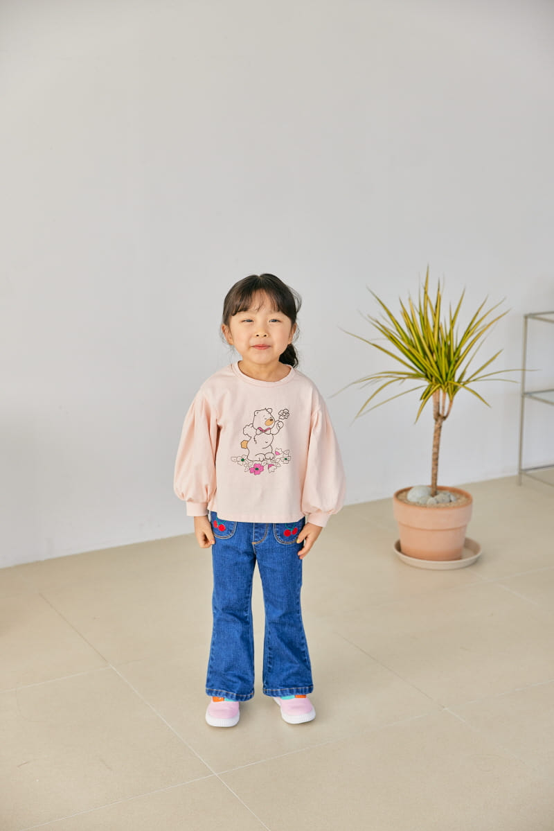 Orange Mom - Korean Children Fashion - #childrensboutique - Bear TEe