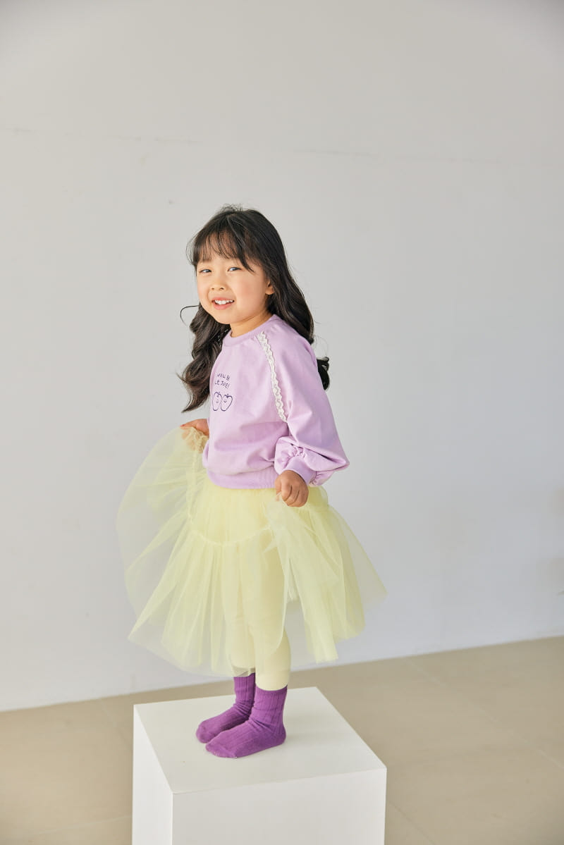 Orange Mom - Korean Children Fashion - #childrensboutique - Smile Apple Tee - 10