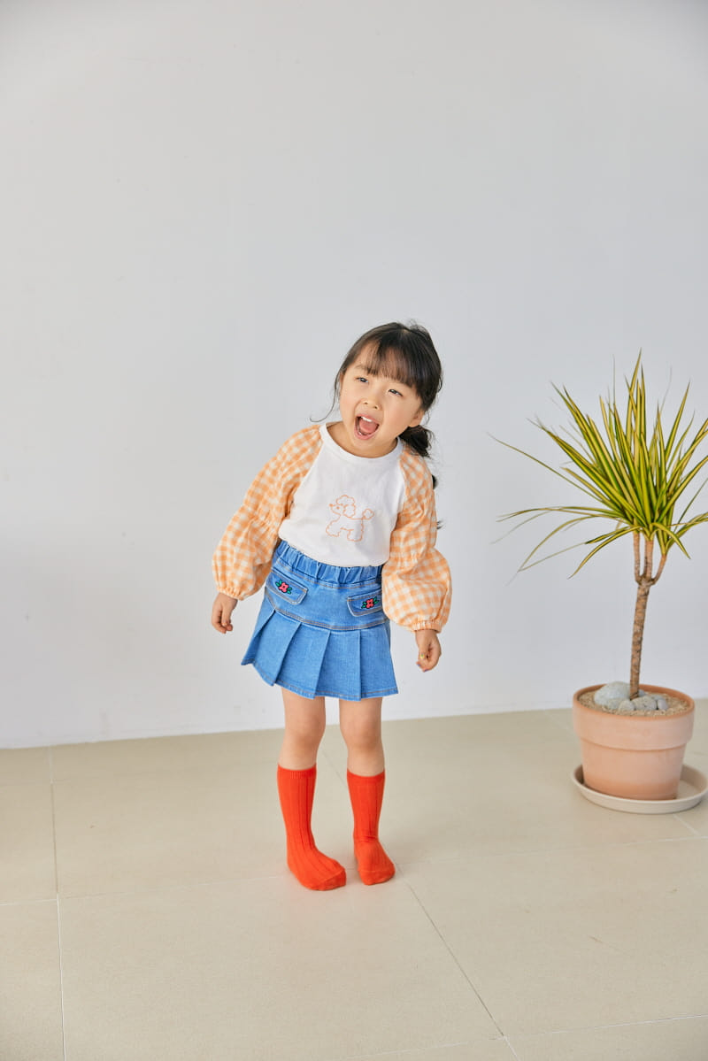Orange Mom - Korean Children Fashion - #childrensboutique - Poodle Tee - 3