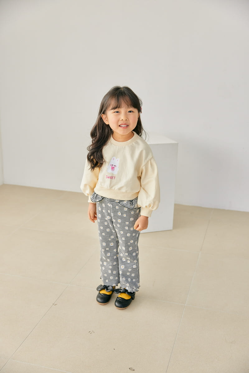 Orange Mom - Korean Children Fashion - #childrensboutique - Rabbit Paint Tee