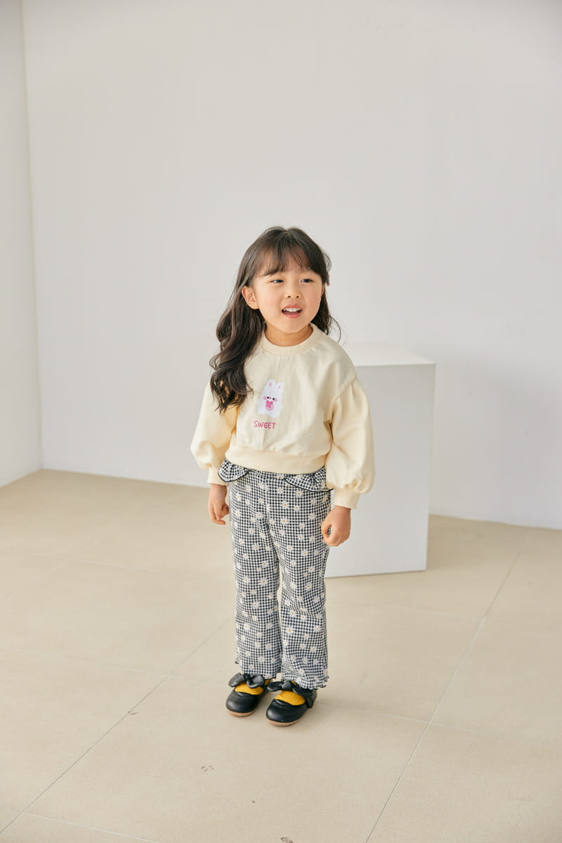 Orange Mom - Korean Children Fashion - #designkidswear - Rabbit Paint Tee - 2