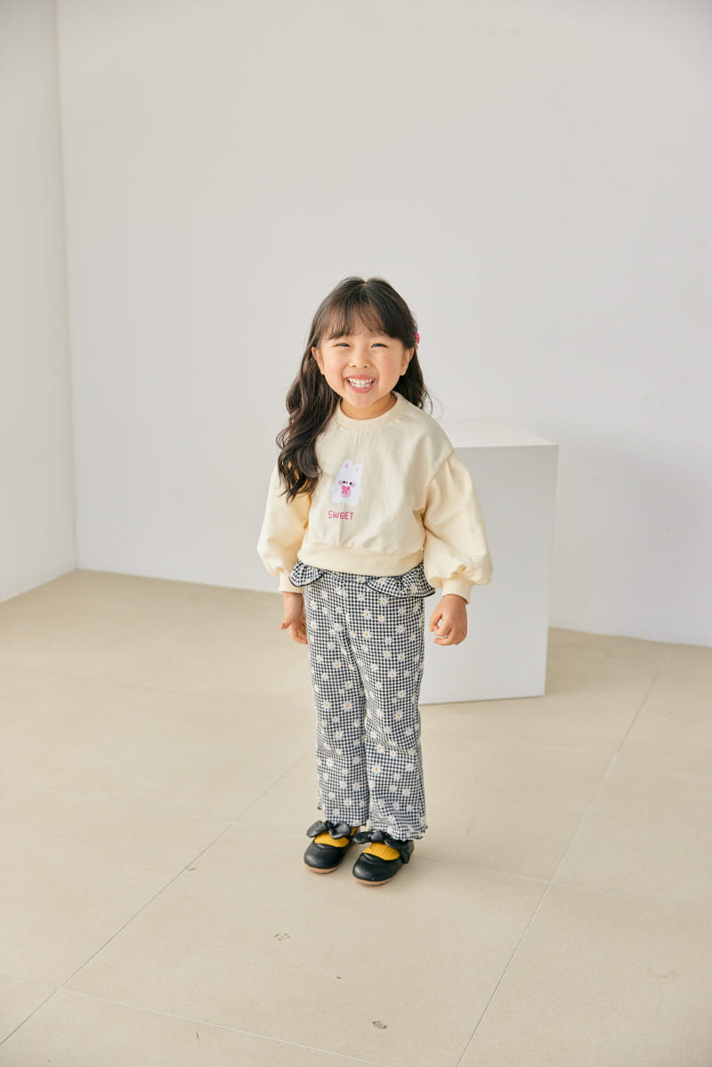 Orange Mom - Korean Children Fashion - #discoveringself - Rabbit Paint Tee - 3