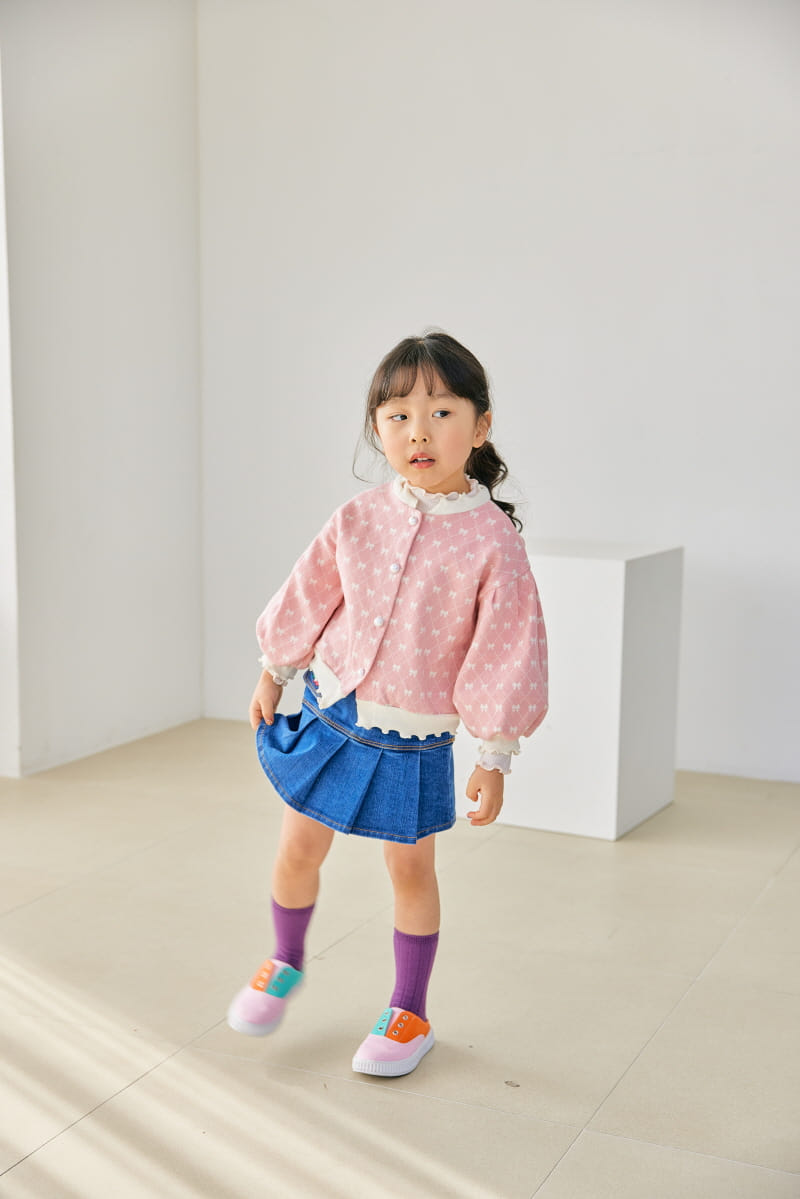 Orange Mom - Korean Children Fashion - #discoveringself - Ribbon Cardigan