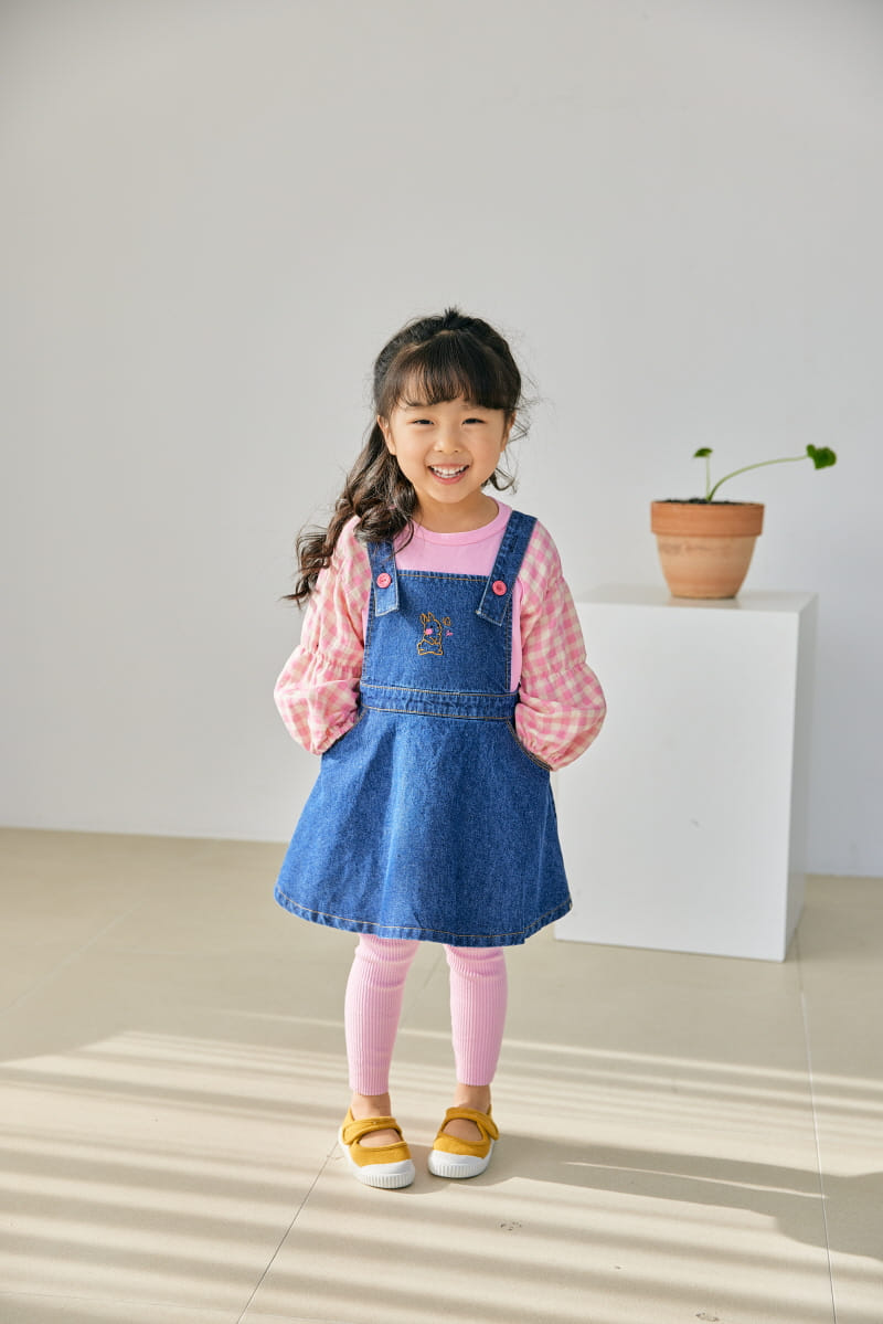 Orange Mom - Korean Children Fashion - #fashionkids - Denim Dungarees - 11