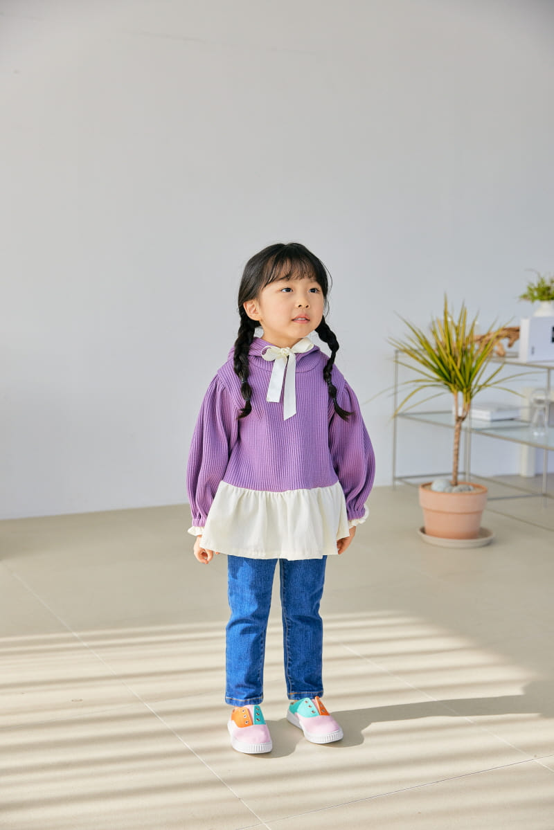 Orange Mom - Korean Children Fashion - #kidsshorts - Hoody Long Tee - 7