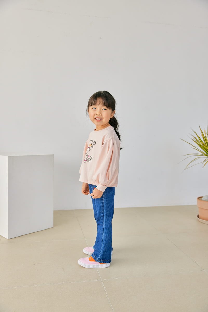 Orange Mom - Korean Children Fashion - #kidsshorts - Bear TEe - 5
