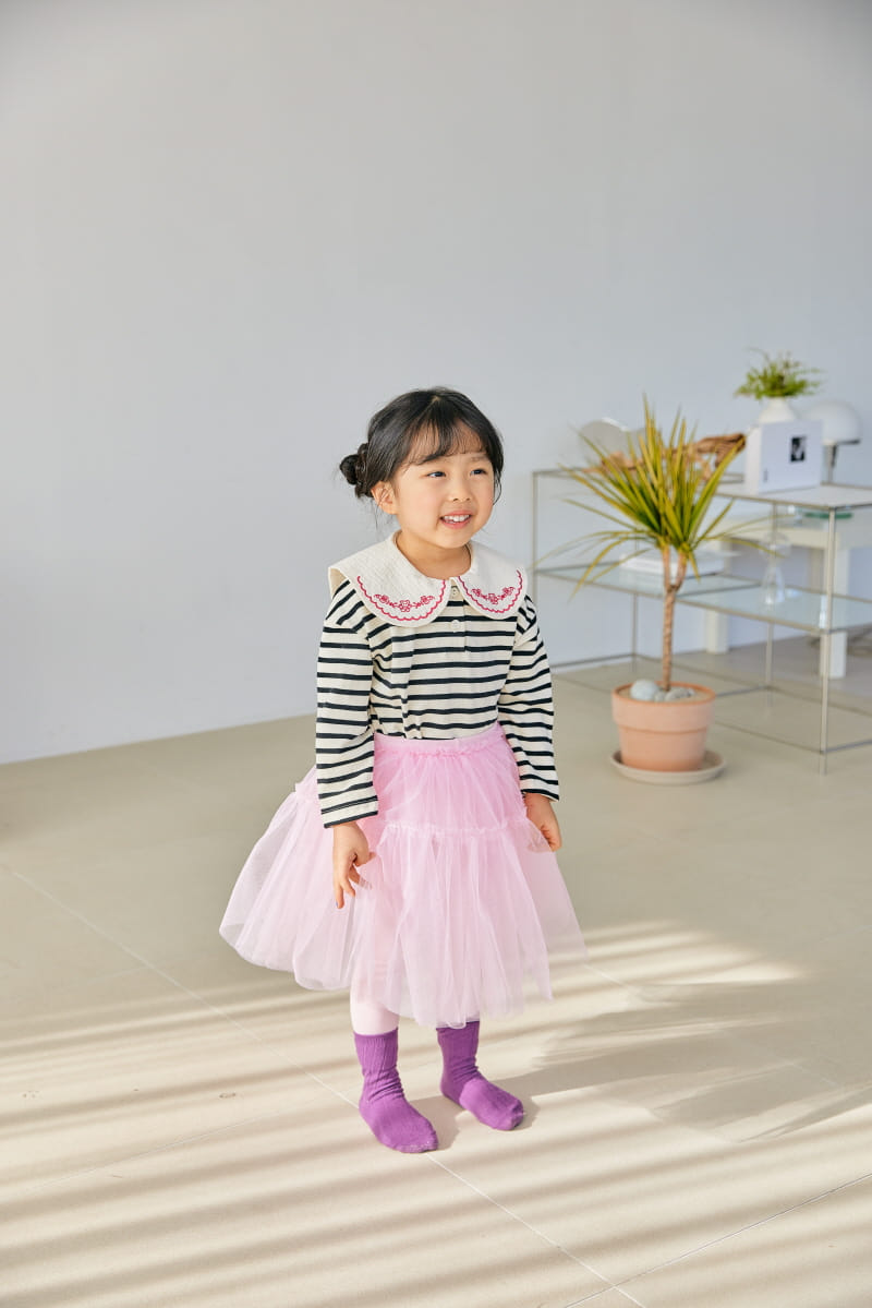 Orange Mom - Korean Children Fashion - #kidsstore - Sha Skirt Leggings - 9