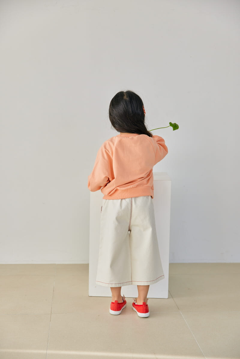 Orange Mom - Korean Children Fashion - #kidsstore - Smile Apple Tee