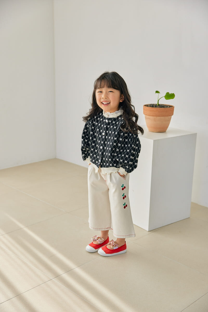 Orange Mom - Korean Children Fashion - #kidsstore - Cherry Pants - 5
