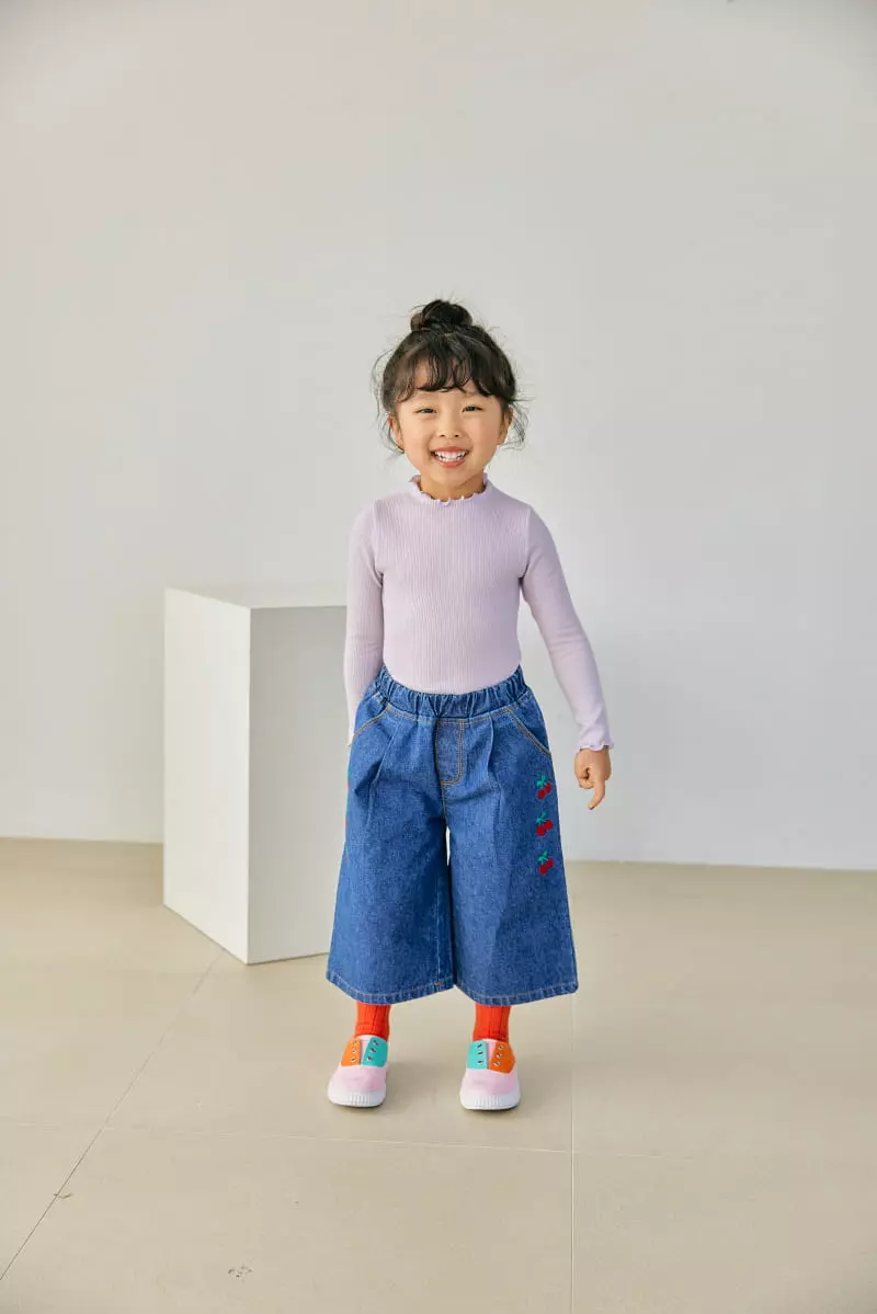 Orange Mom - Korean Children Fashion - #kidzfashiontrend - Cherry Pants - 6